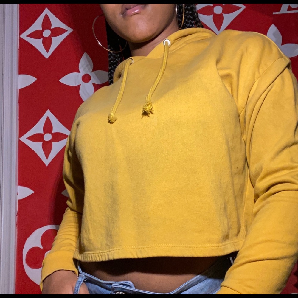 Yellow hoodie